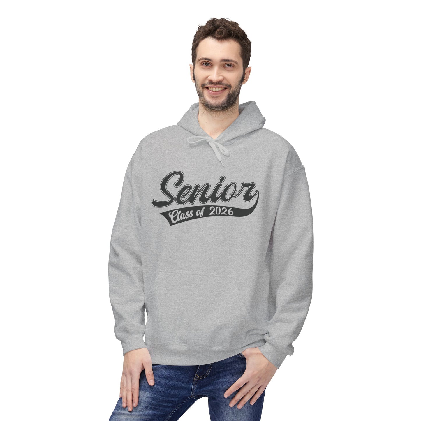 Class of 2026 Senior Hoodie | Unisex Midweight Fleece | Graduation Gift | College Bound | Class Spirit Wear, Trendy Graduation Apparel