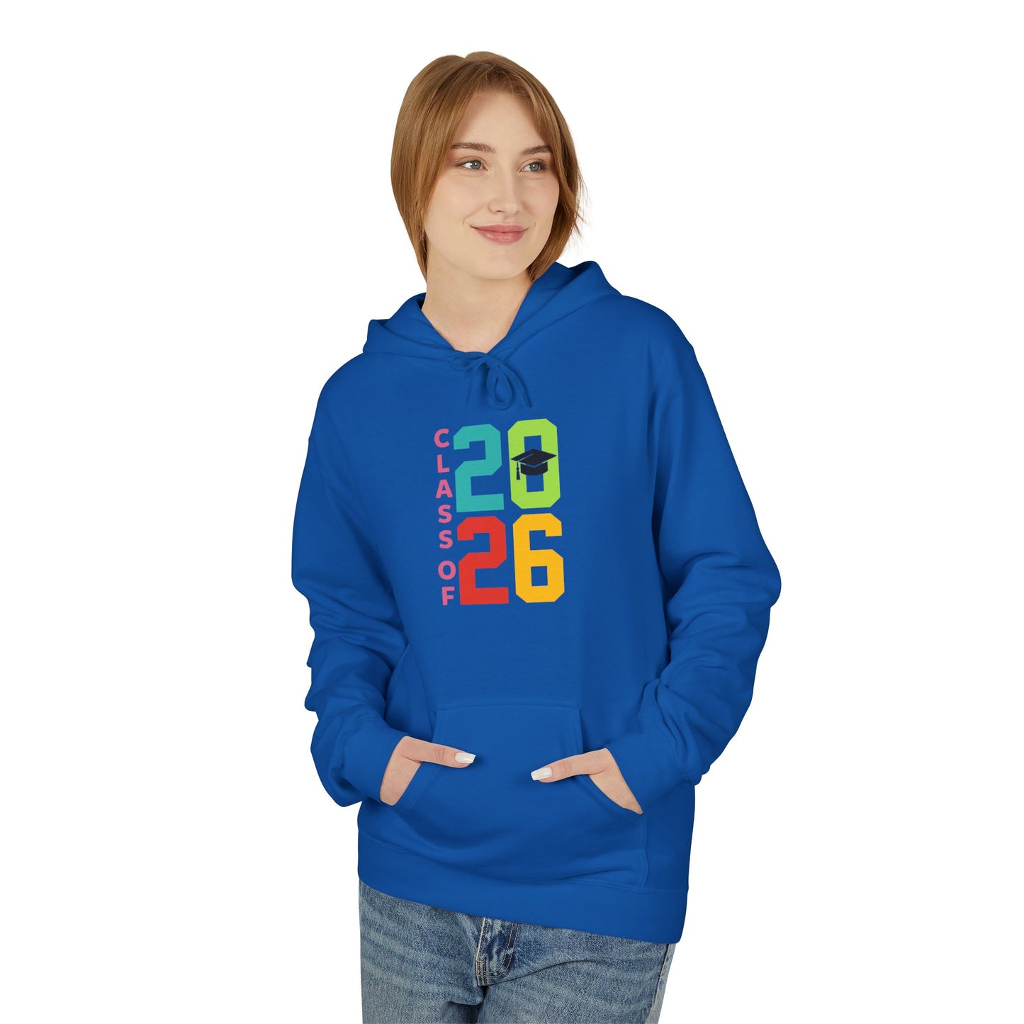 Class of 2026 Unisex Fleece Hoodie, Graduation Gift, College Bound Apparel, Cozy Layer, Student Spirit Wear