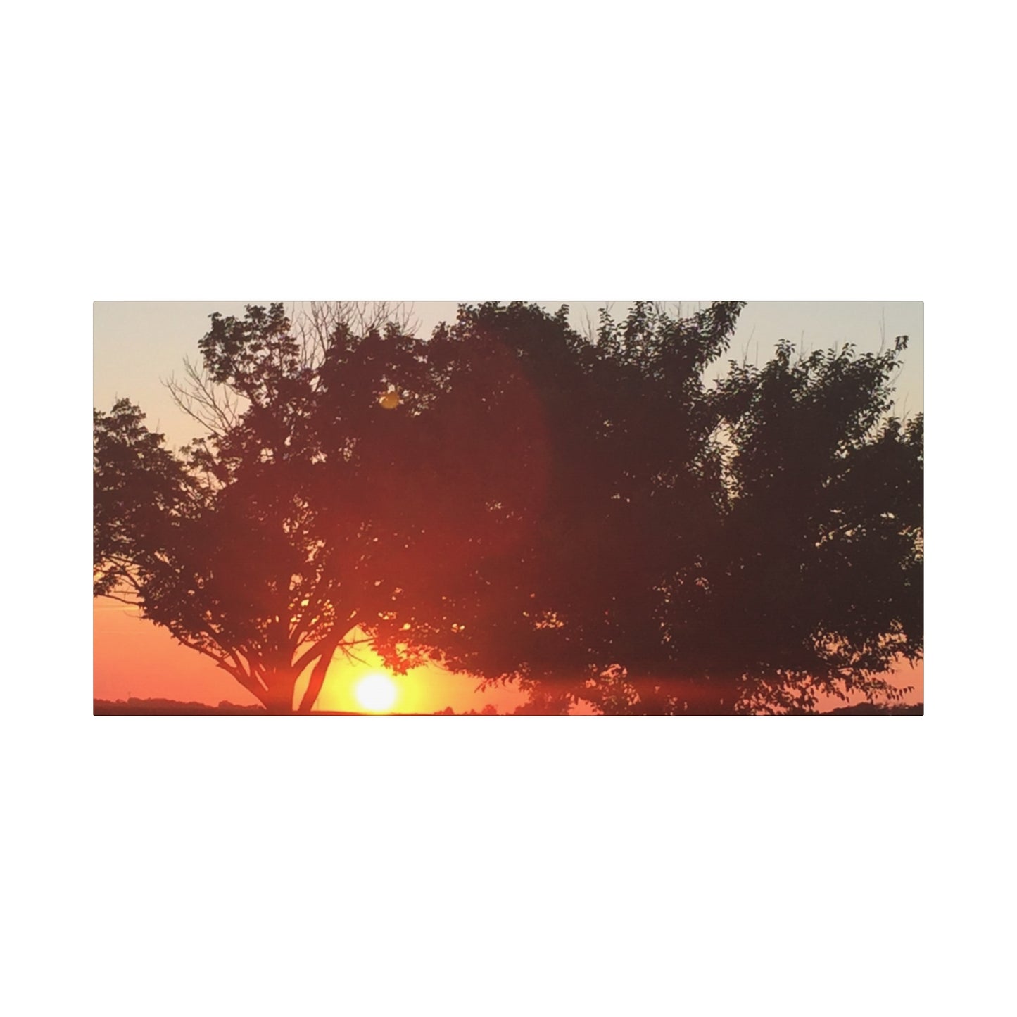 Sunset Serenity Canvas Wall Art, Relaxing Home Decor, Nature Print, Gift for Nature Lovers, Sunset Aesthetic, Art for Living Room