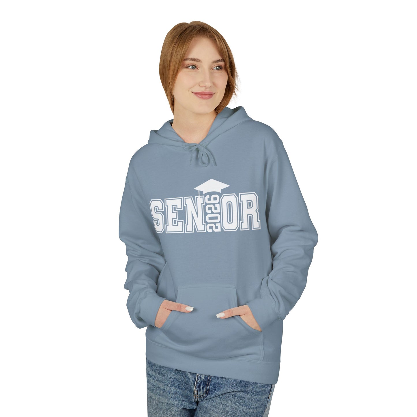 Senior Fleece Hoodie, Cozy Graduation Gift, Class of 2024 Sweatshirt, Unisex Hoodie, Senior Spirit Wear, Comfortable Casual Wear