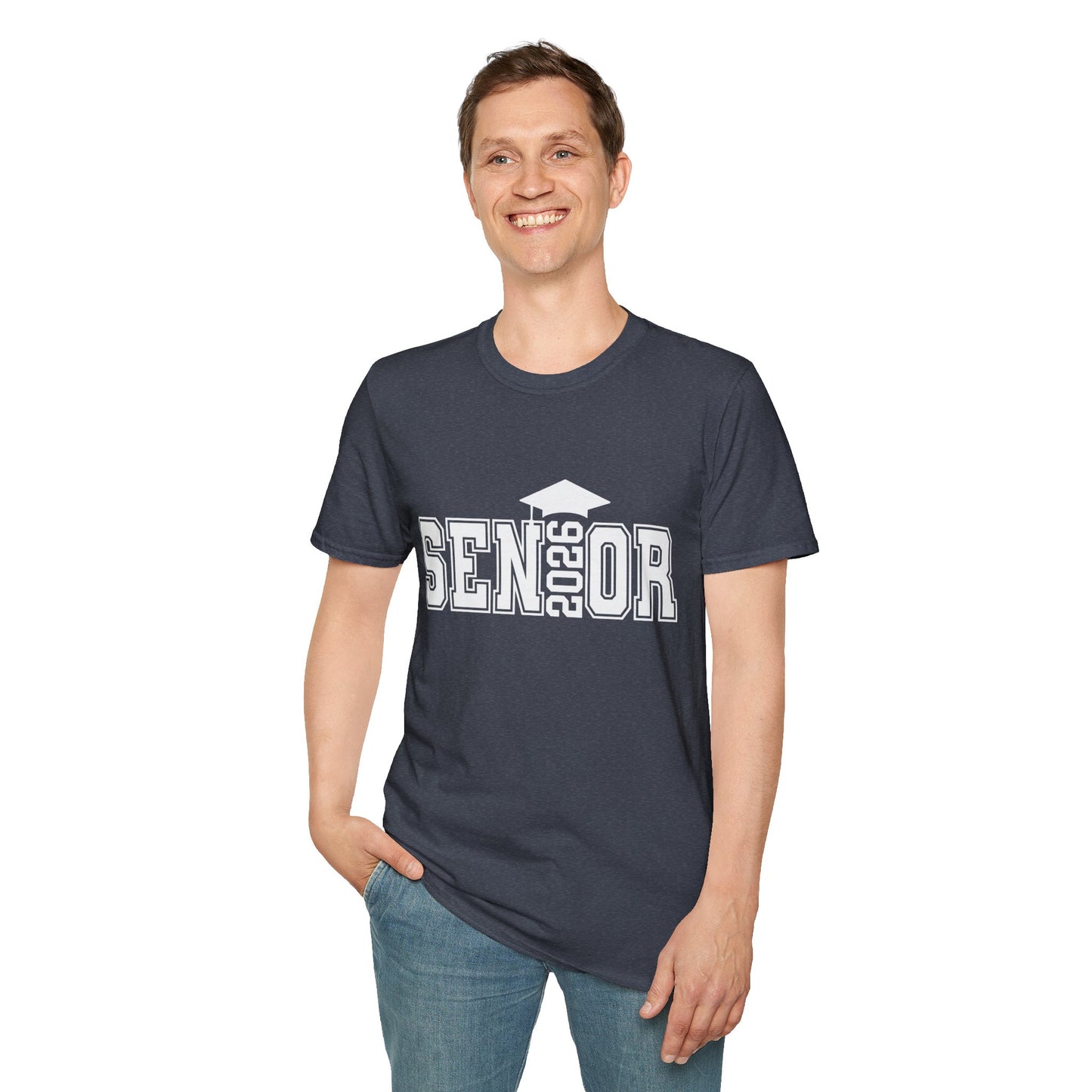 Class of 2026 Senior T-Shirt, Graduation Tee, Unisex Softstyle Shirt for Graduates, Perfect for Parties and Celebrations, Gift for Seniors