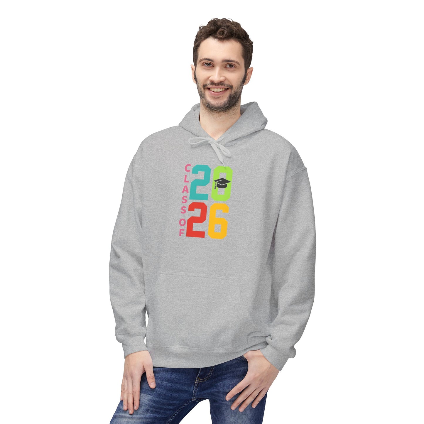 Class of 2026 Unisex Fleece Hoodie, Graduation Gift, College Bound Apparel, Cozy Layer, Student Spirit Wear