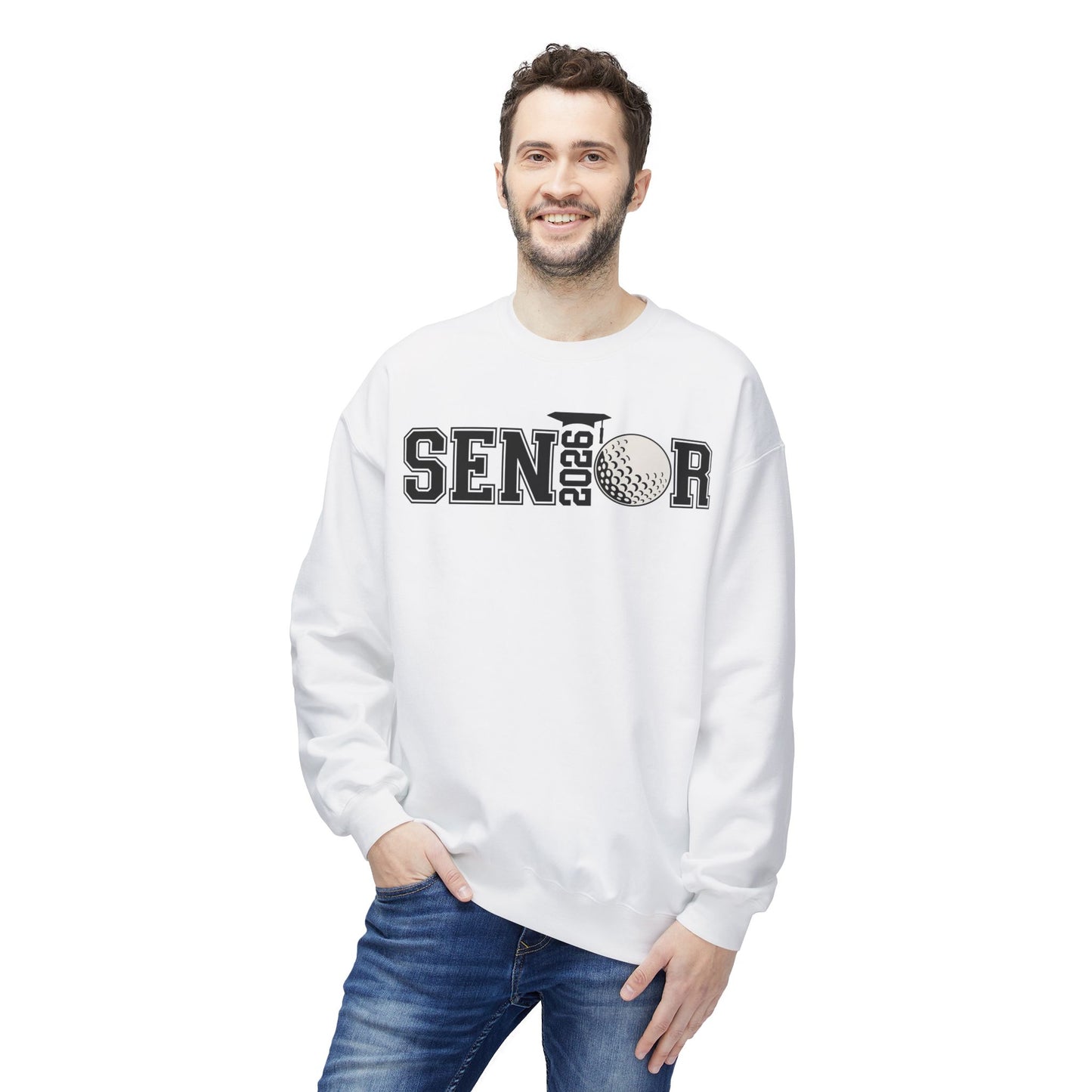 Class of 2026 Golf Sweatshirt, Graduation Gift, Senior Sweatshirt, Unisex Crewneck, Sports Apparel, College Bound Sweatshirt
