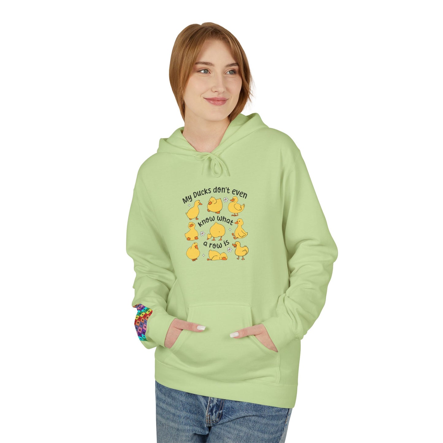 My Duck Didn’t Even Fleece Hoodie, Cozy Animal Lover Gift, Fun Birthday Present, Cute Casual Wear, Duck-Themed Apparel, Warm Hoodie
