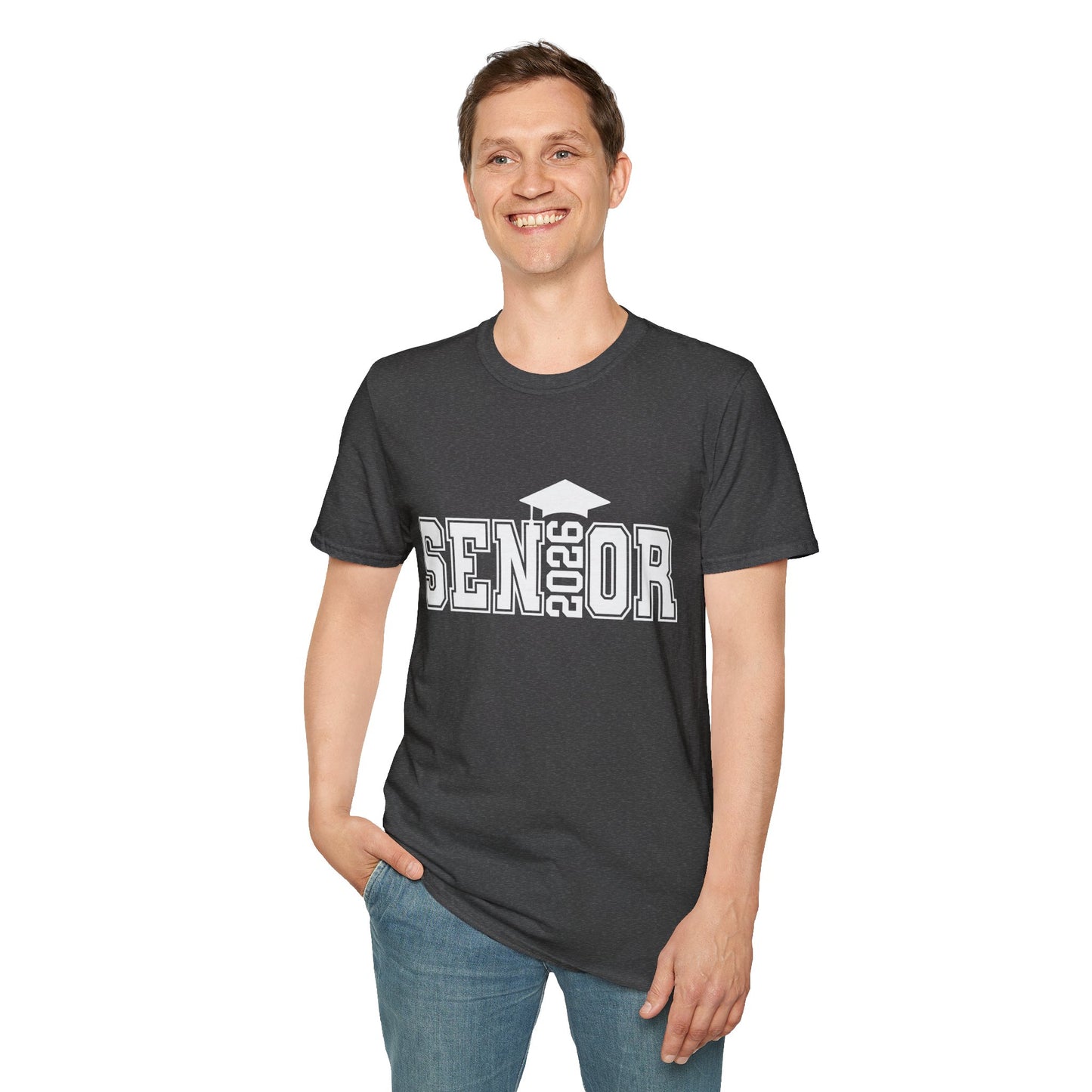 Class of 2026 Senior T-Shirt, Graduation Tee, Unisex Softstyle Shirt for Graduates, Perfect for Parties and Celebrations, Gift for Seniors