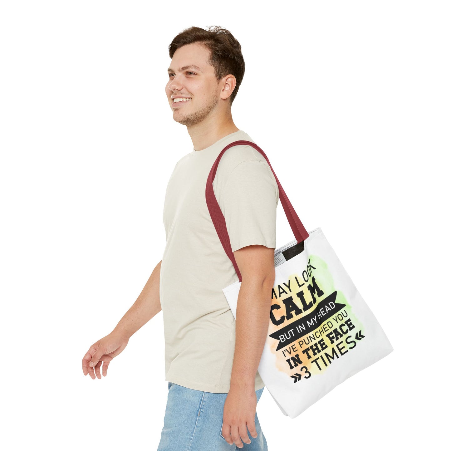 Humorous Tote Bag, Funny Gift for Friends, Everyday Use, Shopping Bag, Motivational Quote, Office Humor, Unique Present