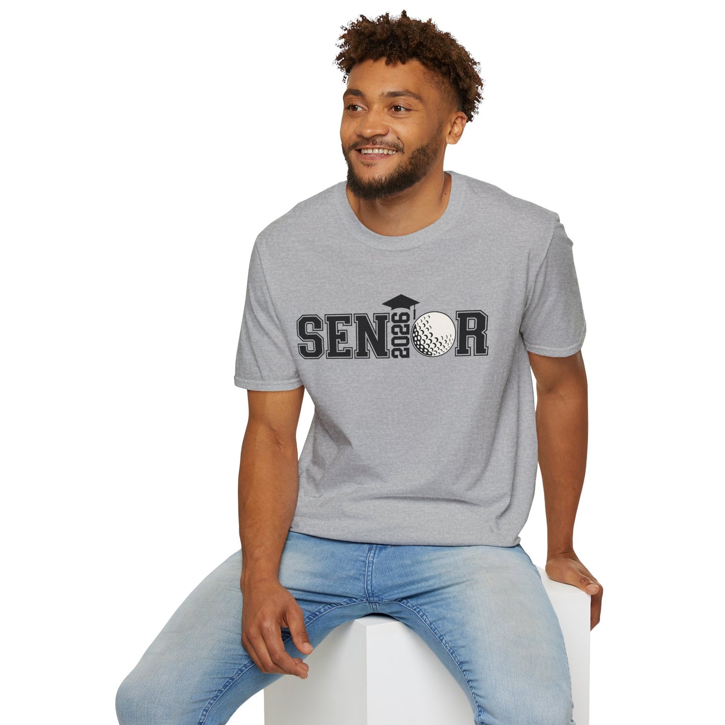 Senior Golf 2026 Unisex T-Shirt – Graduation Tee, Senior Shirt, Gift for Graduates, Class of 2026 Merchandise, Cool Casual Wear