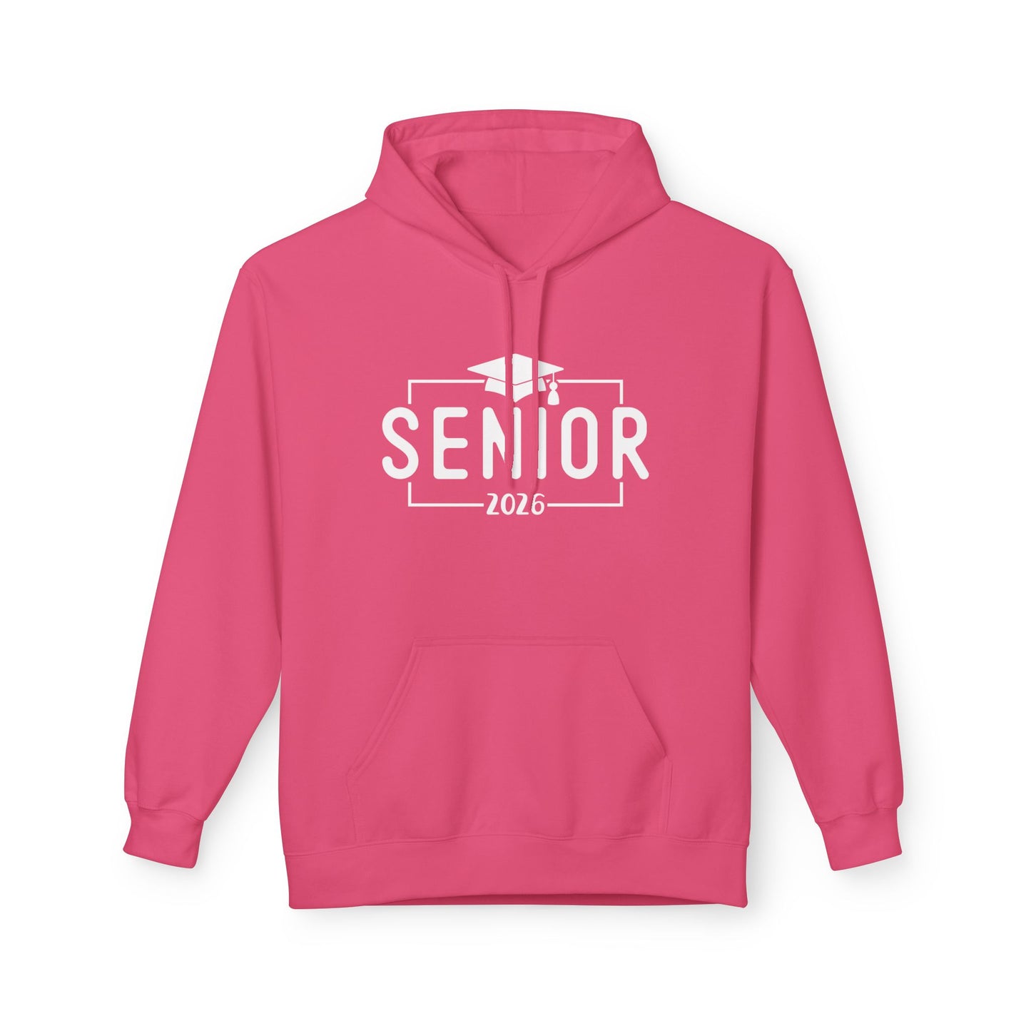2026 Senior Unisex Midweight Fleece Hoodie, Graduation Gift, Class of 2026 Apparel, Cozy Hoodie, Unique Grad Clothing, High School Senior