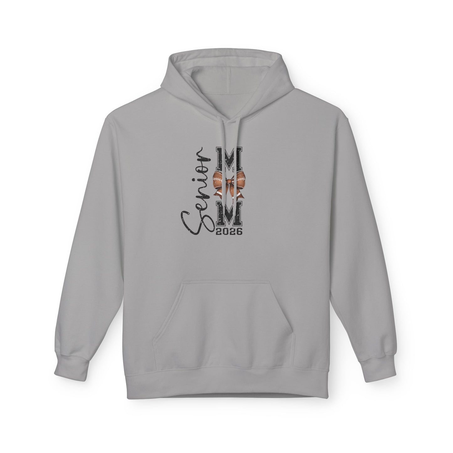 2026 Senior Football Mom, Fleece Hoodie,