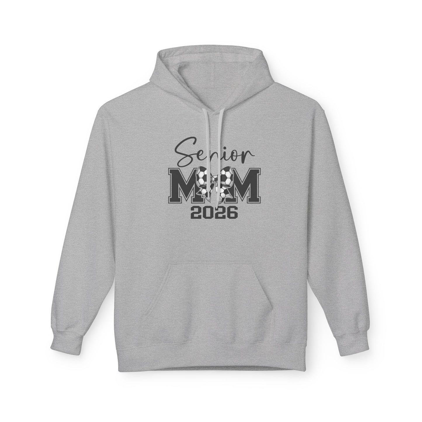 Senior Soccer Mom 2026 Midweight Fleece Hoodie,