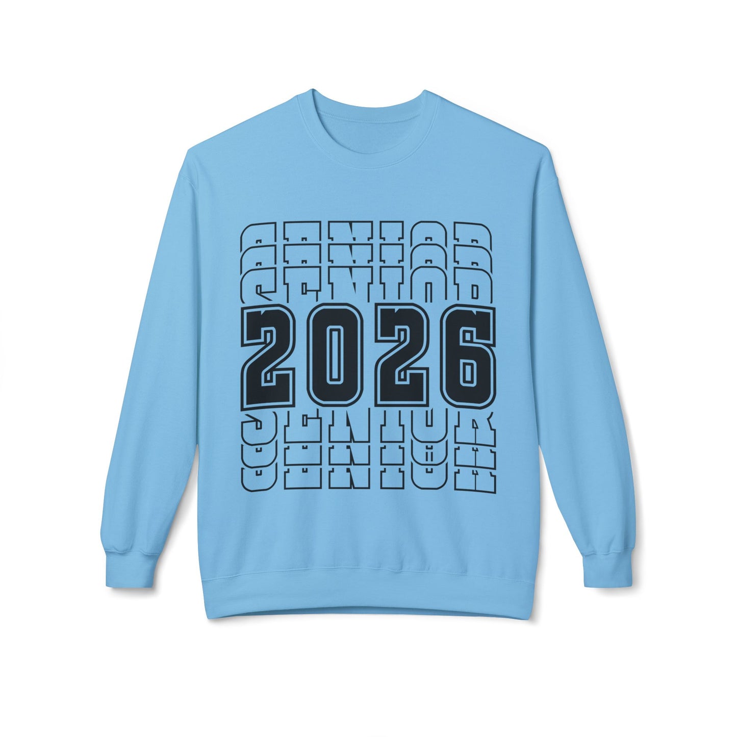 Stylish Senior Sweatshirt for Class of 2026, Unisex Crewneck, Graduation Gift, College Bound, Cozy Apparel, Trendy Layering Piece