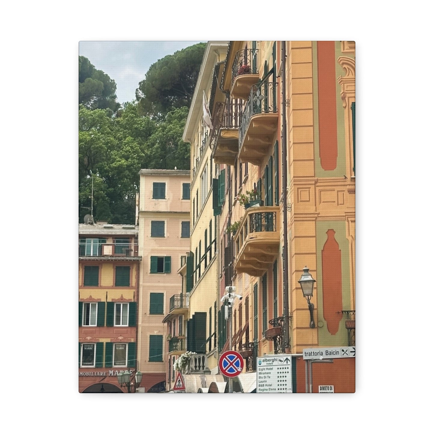 Italian Balcony Wall Decor, Home Decor, Gift for Art Lovers, Cozy Aesthetic, Travel Inspiration