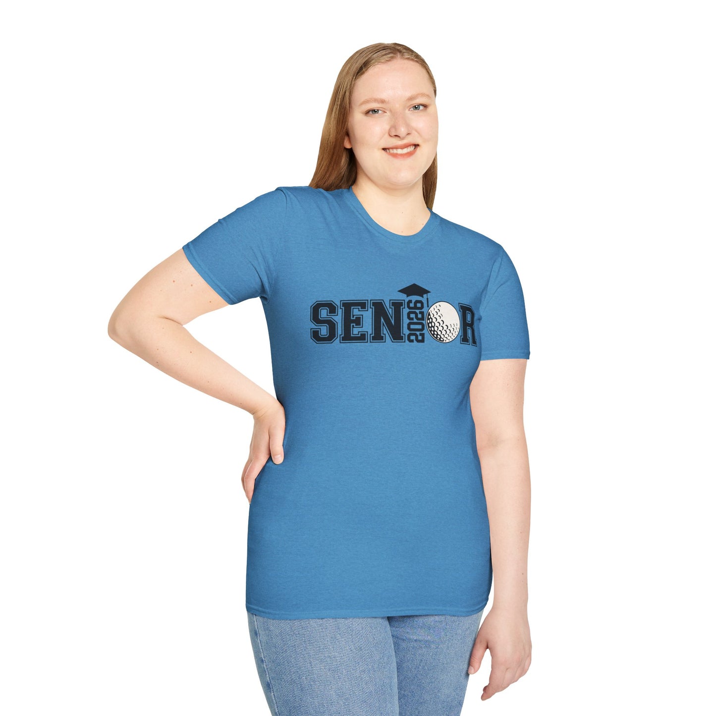 Senior Golf 2026 Unisex T-Shirt – Graduation Tee, Senior Shirt, Gift for Graduates, Class of 2026 Merchandise, Cool Casual Wear