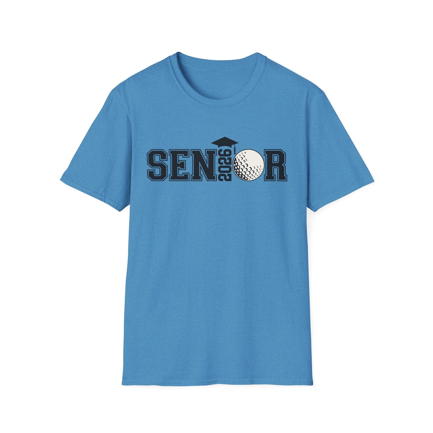 Senior Golf 2026 Unisex T-Shirt – Graduation Tee, Senior Shirt, Gift for Graduates, Class of 2026 Merchandise, Cool Casual Wear