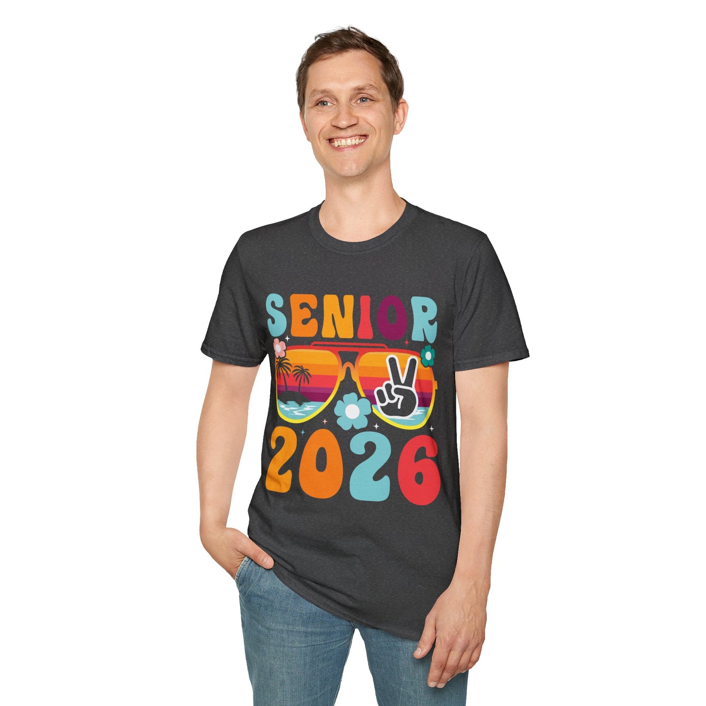 2026 Senior T-Shirt, Unisex Softstyle Tee, Graduation Gift, Summer Vibes Shirt, Class of 2026, Senior Celebration Apparel