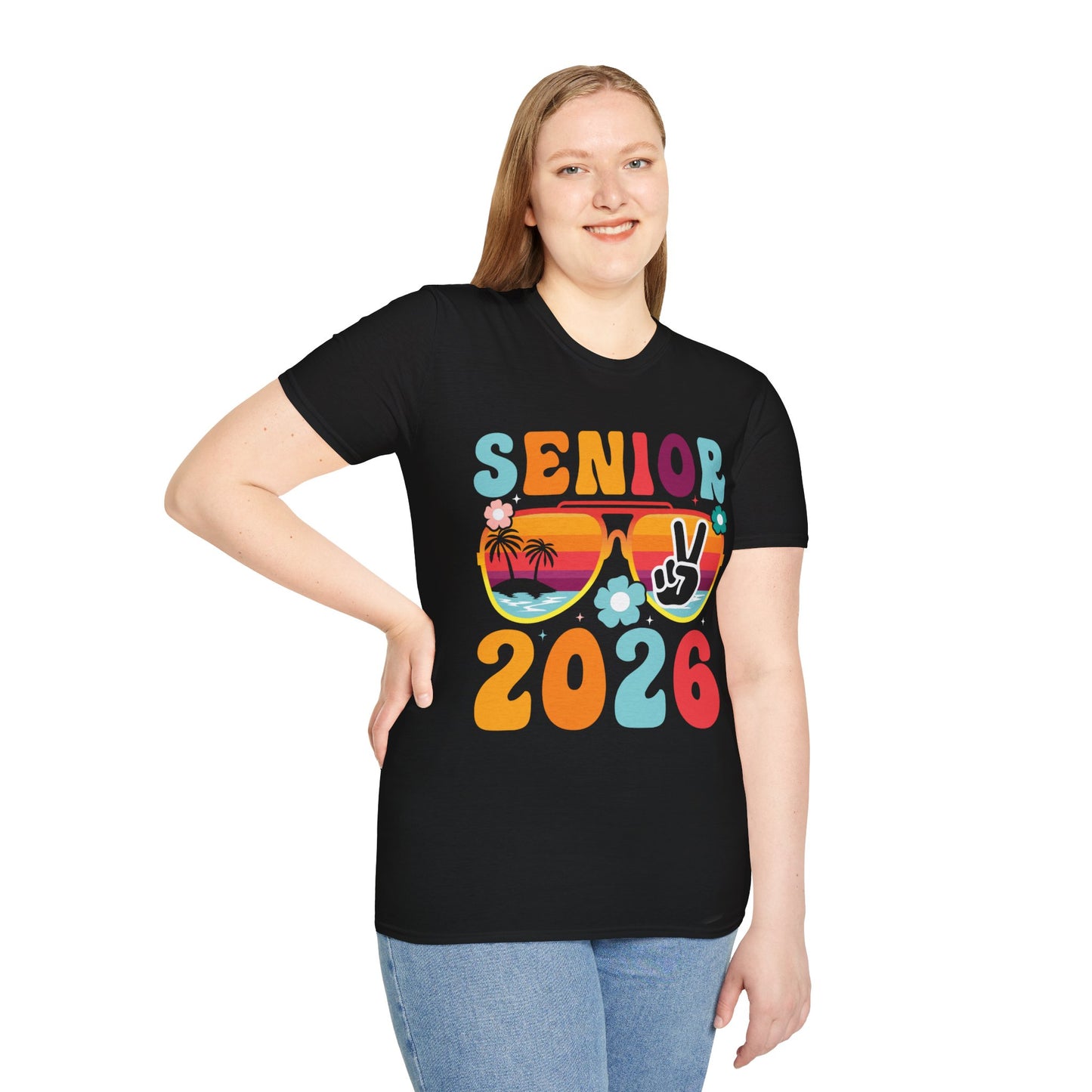 Senior 2026 Beach Vibes - Unisex Softstyle T-Shirt
