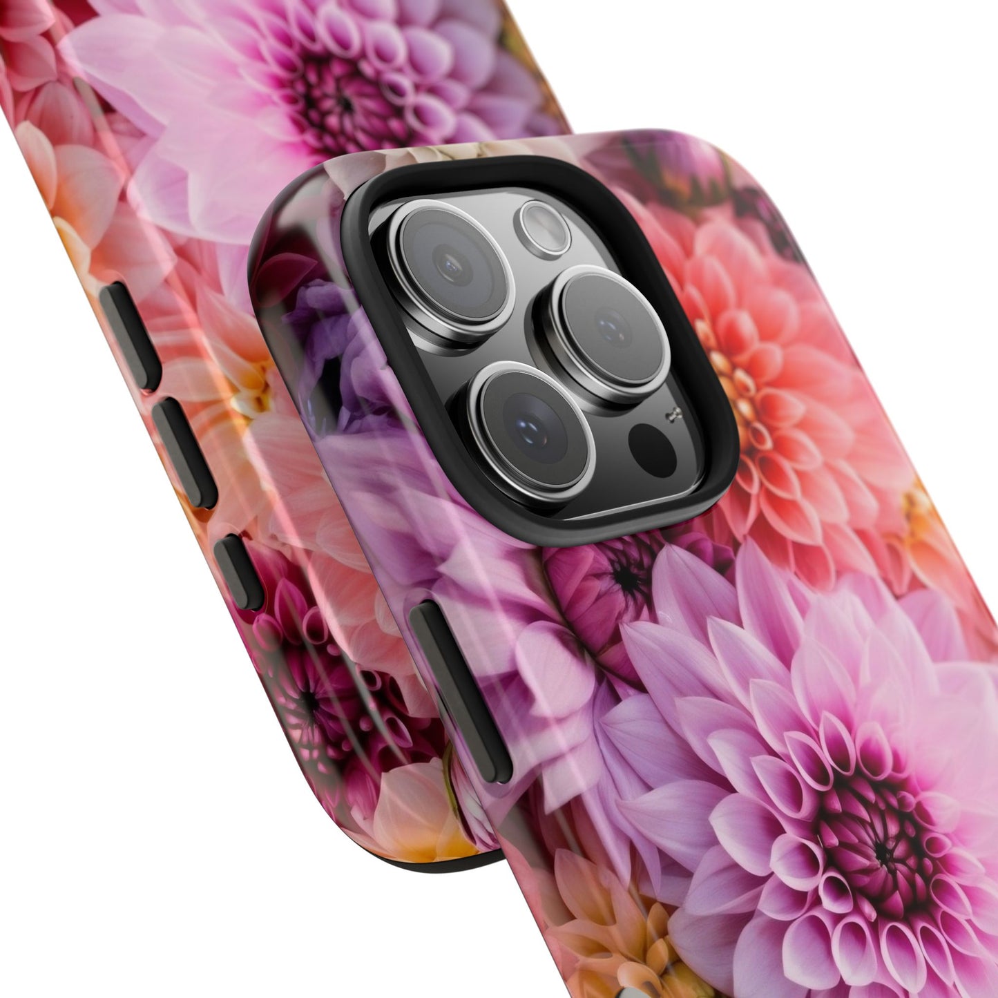Floral Tough Phone Cases, Durable Phone Cover, Flower Print Case, Gift for Her, Spring Accessories, Custom Phone Case