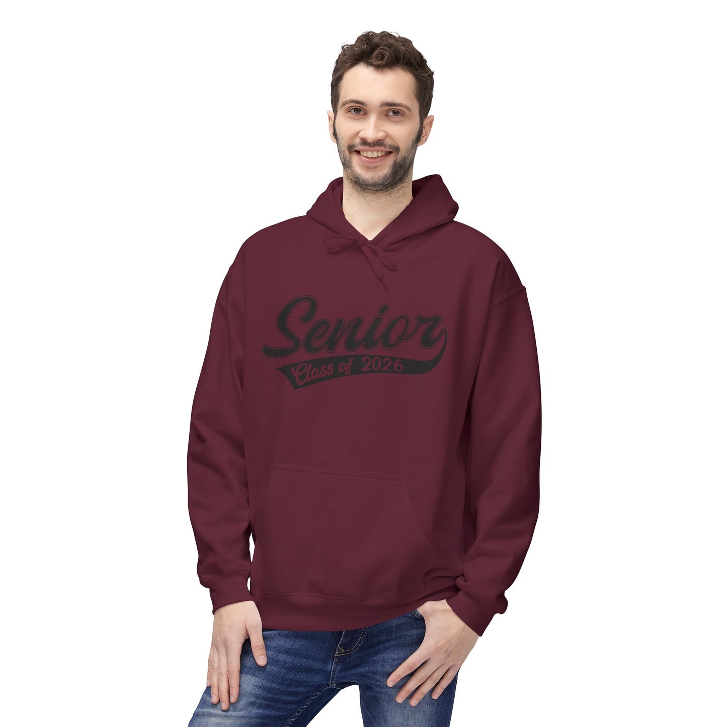 Class of 2026 Senior Hoodie | Unisex Midweight Fleece | Graduation Gift | College Bound | Class Spirit Wear, Trendy Graduation Apparel