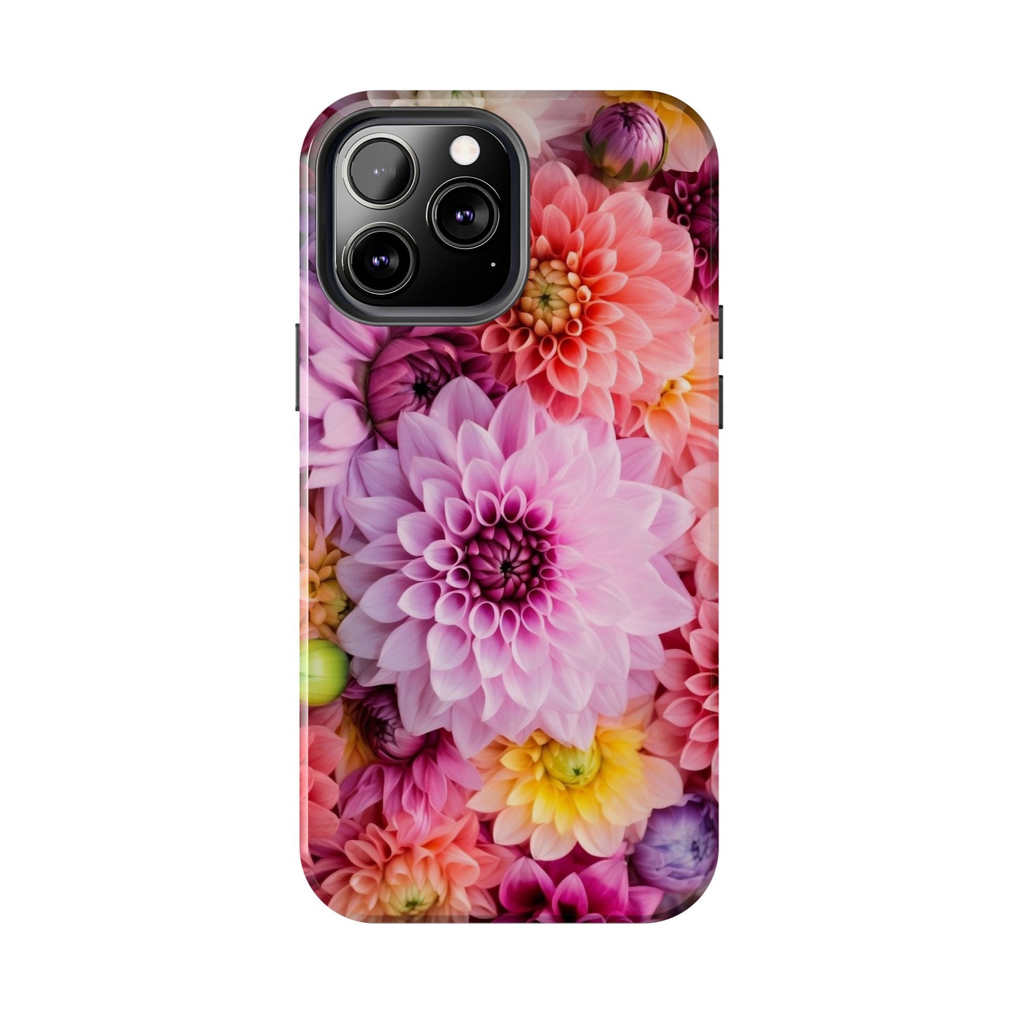Floral Tough Phone Cases, Durable Phone Cover, Flower Print Case, Gift for Her, Spring Accessories, Custom Phone Case