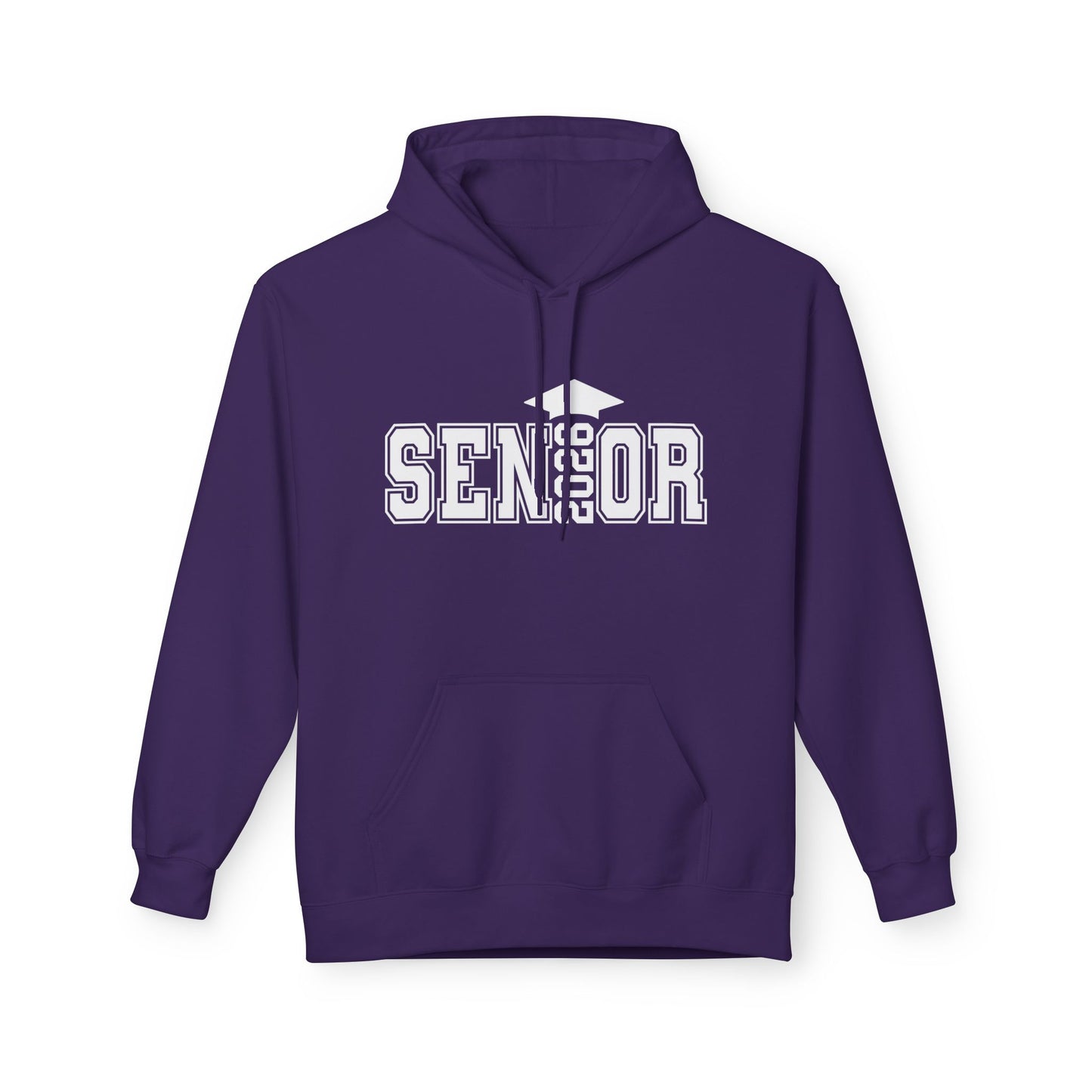 Senior Fleece Hoodie, Cozy Graduation Gift, Class of 2024 Sweatshirt, Unisex Hoodie, Senior Spirit Wear, Comfortable Casual Wear