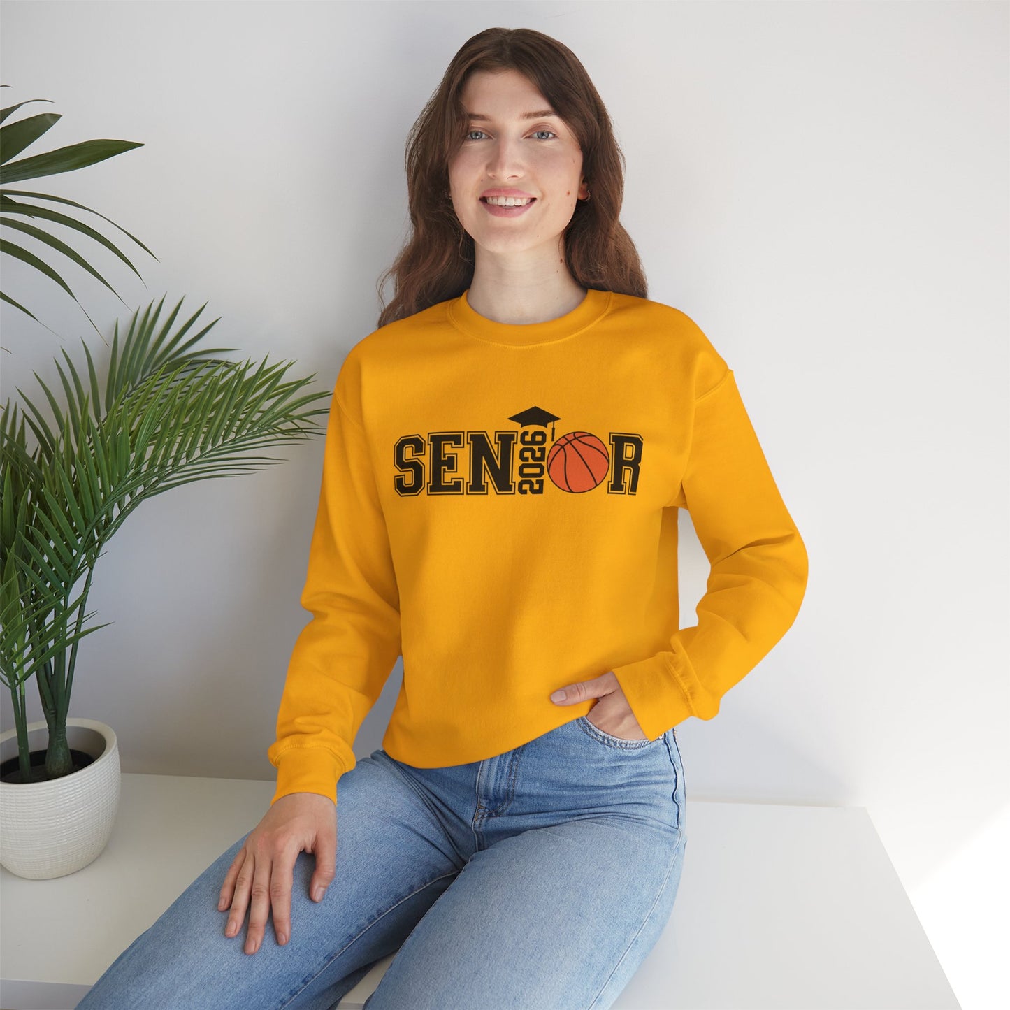 Senior Basketball 2026, Crewneck Sweatshirt