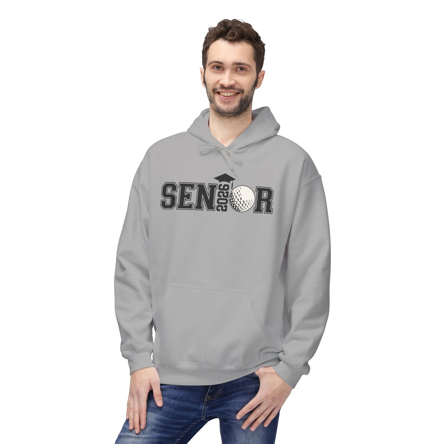 Senior- Golf Fleece Hoodie - Perfect for Graduates, Cozy Gift for Seniors, College Prep, Class of 2023, Warm and Stylish