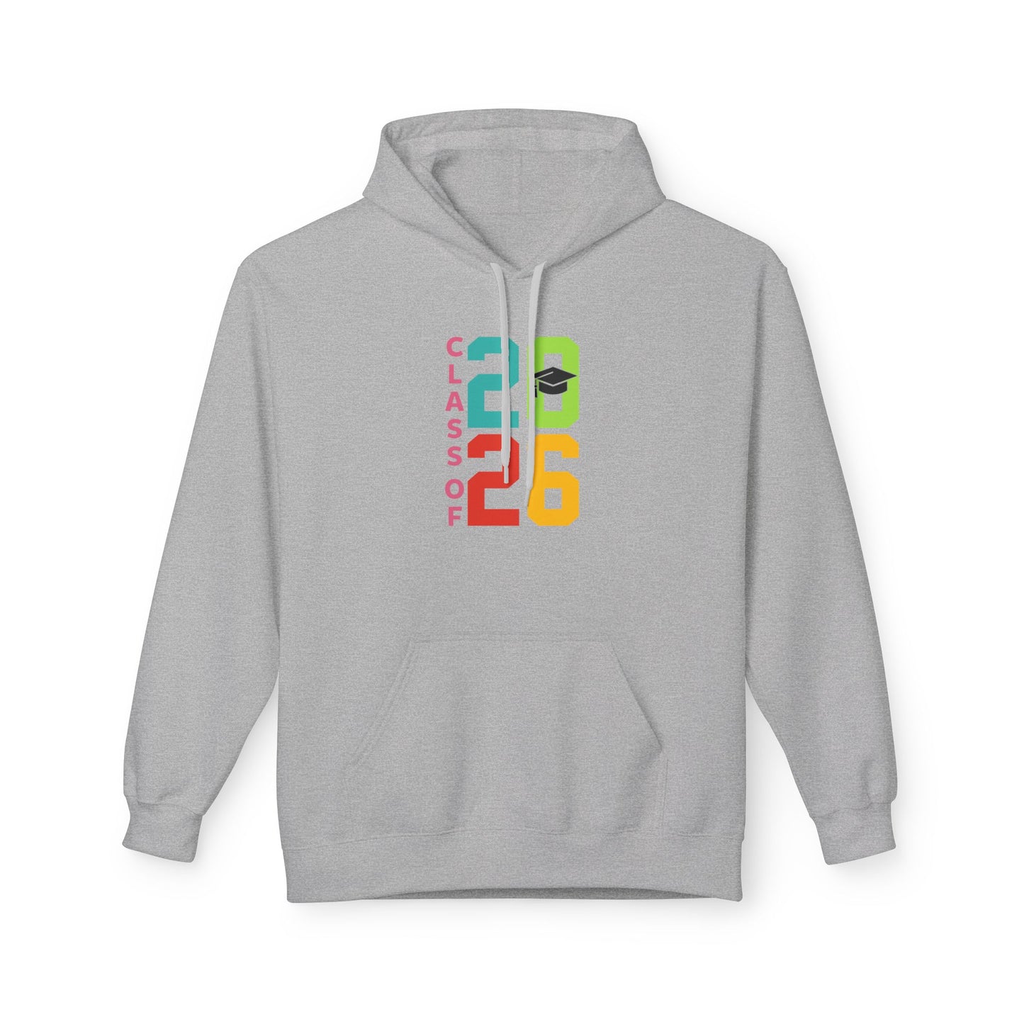 Class of 2026 Unisex Fleece Hoodie, Graduation Gift, College Bound Apparel, Cozy Layer, Student Spirit Wear