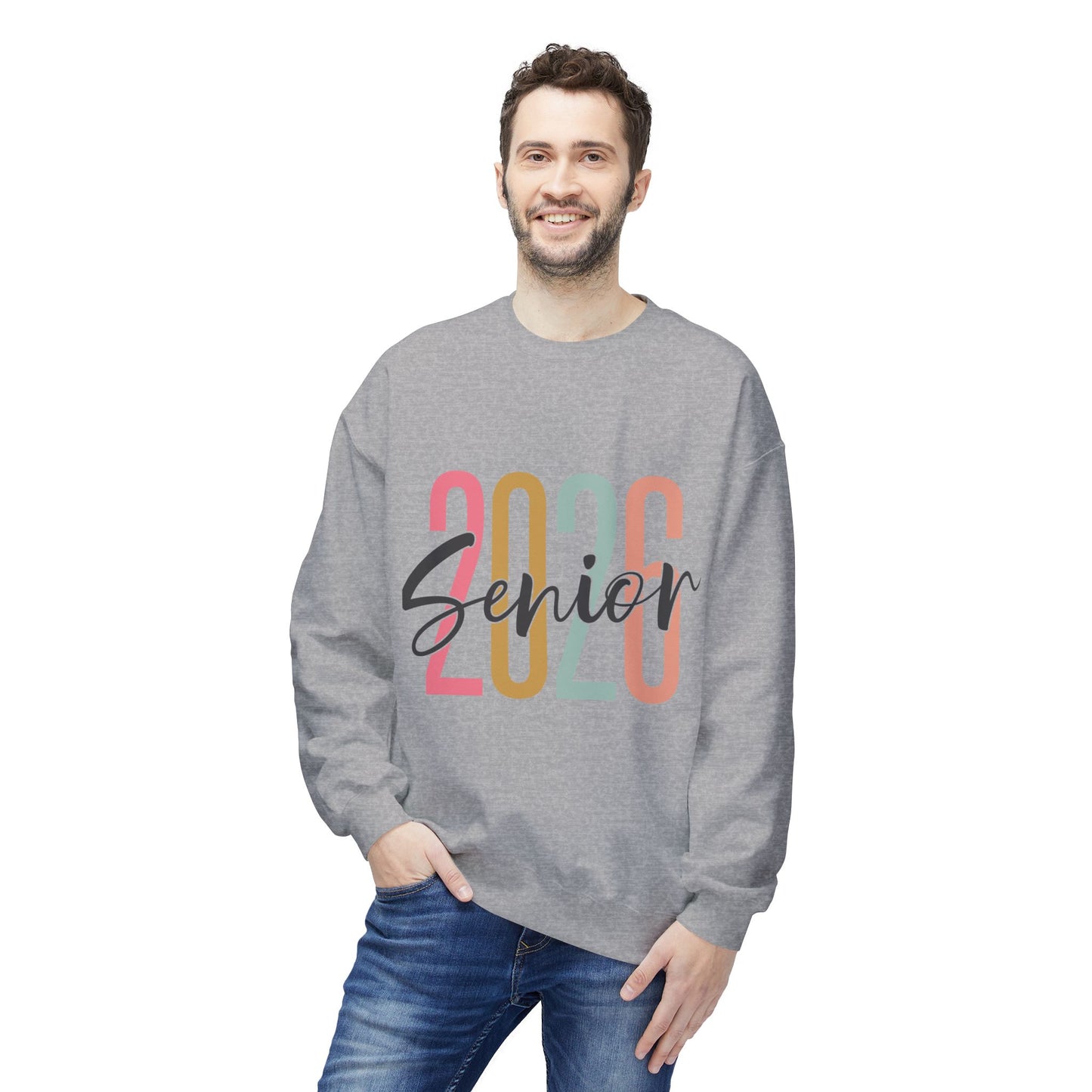 Senior 2026 Crewneck Sweatshirt, Graduation Gift, Unisex Sweatshirt, Class of 2026 Apparel, Cozy Casual Wear, High School Senior
