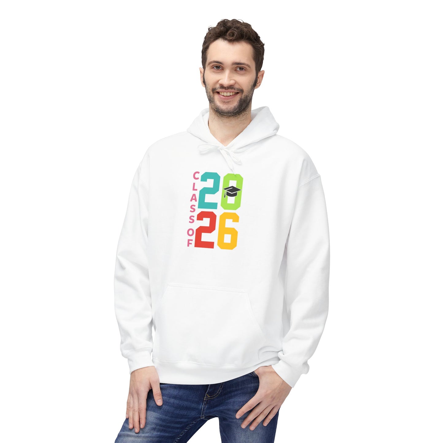 Class of 2026 Unisex Fleece Hoodie, Graduation Gift, College Bound Apparel, Cozy Layer, Student Spirit Wear