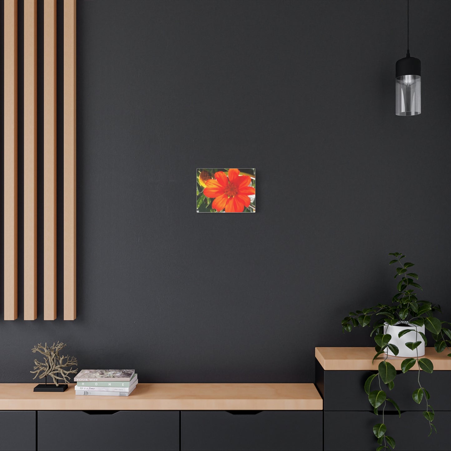 Vibrant Floral Canvas Art, Wall Decor, Gift for Garden Lovers, Bright Home Accent, Modern Art for Any Room