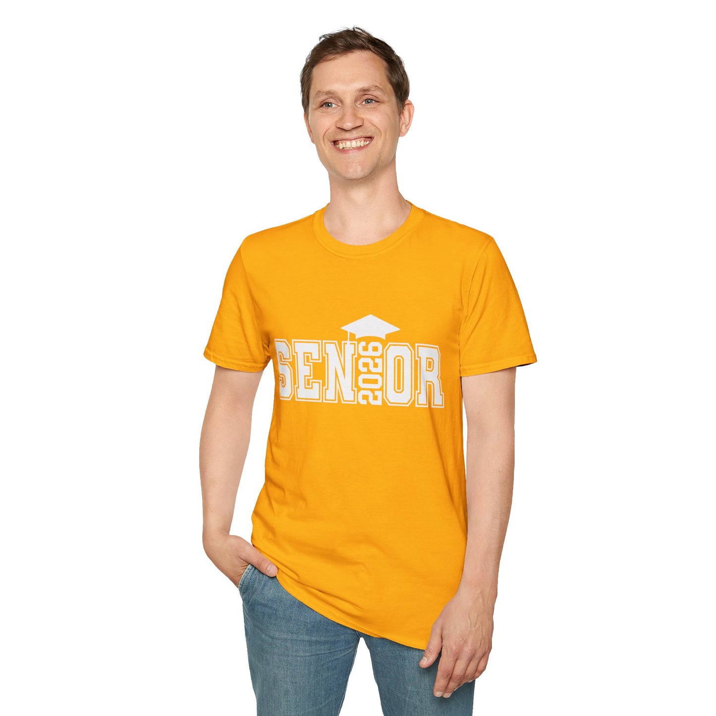 Class of 2026 Senior T-Shirt, Graduation Tee, Unisex Softstyle Shirt for Graduates, Perfect for Parties and Celebrations, Gift for Seniors