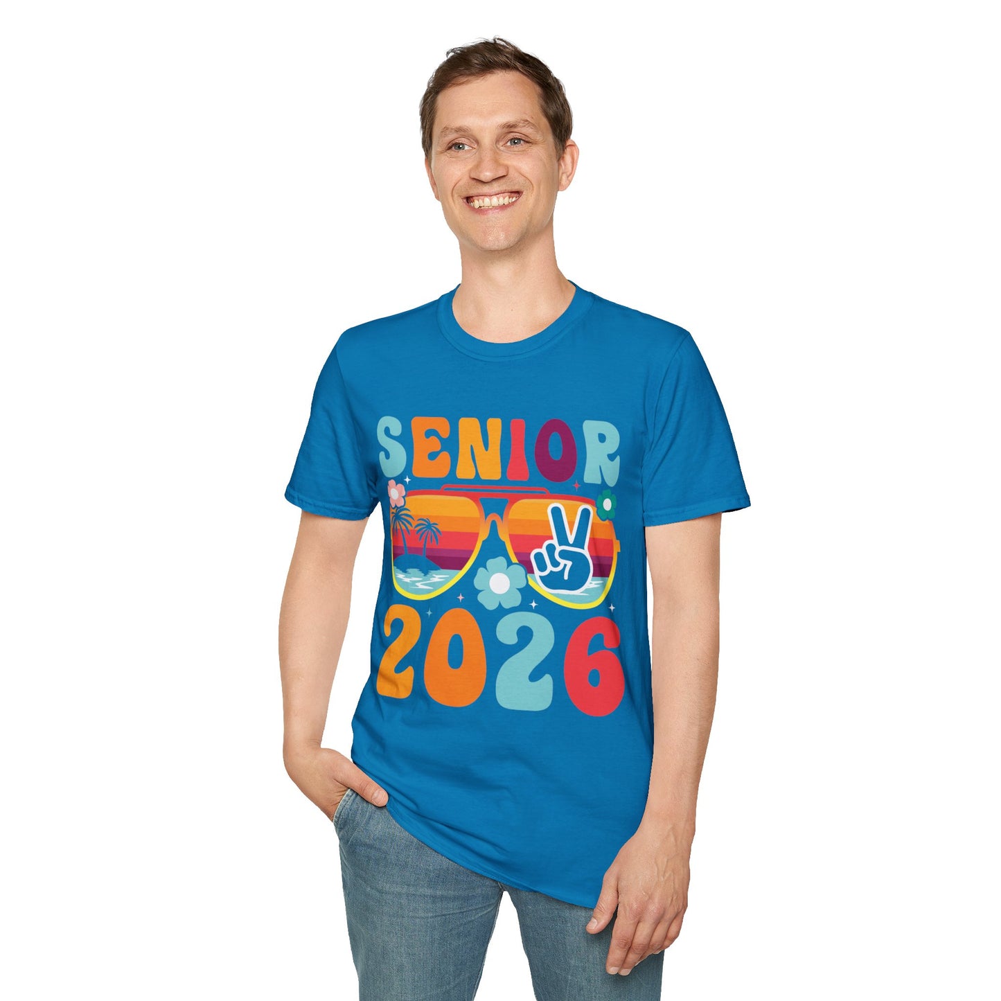 2026 Senior T-Shirt, Unisex Softstyle Tee, Graduation Gift, Summer Vibes Shirt, Class of 2026, Senior Celebration Apparel