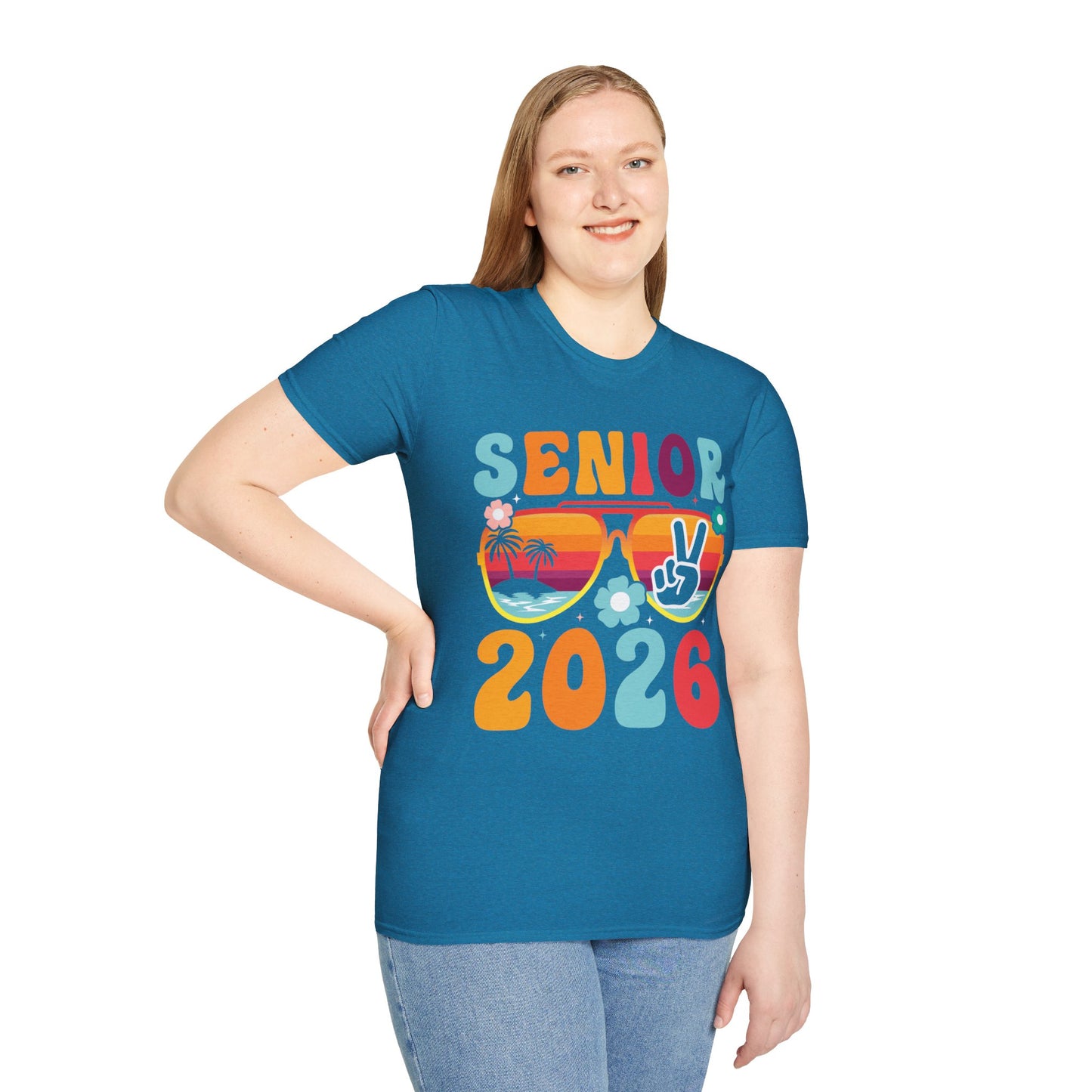 Senior 2026 Beach Vibes - Unisex Softstyle T-Shirt