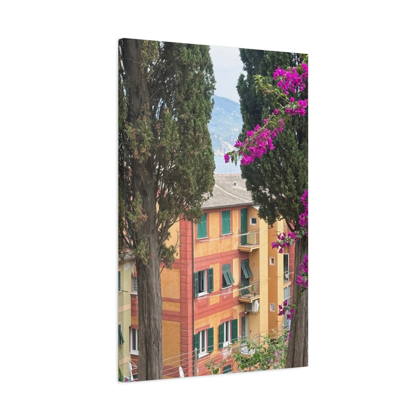 Italian Home and Country SideMatte Canvas Wall Art, Floral Home Decor, Artistic Stretched Canvas, Botanical Print, Modern Wall Decor