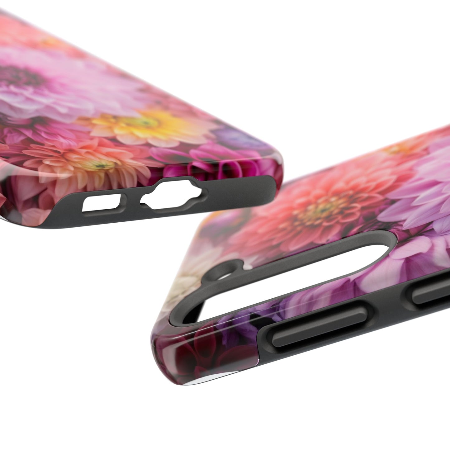 Floral Tough Phone Cases, Durable Phone Cover, Flower Print Case, Gift for Her, Spring Accessories, Custom Phone Case