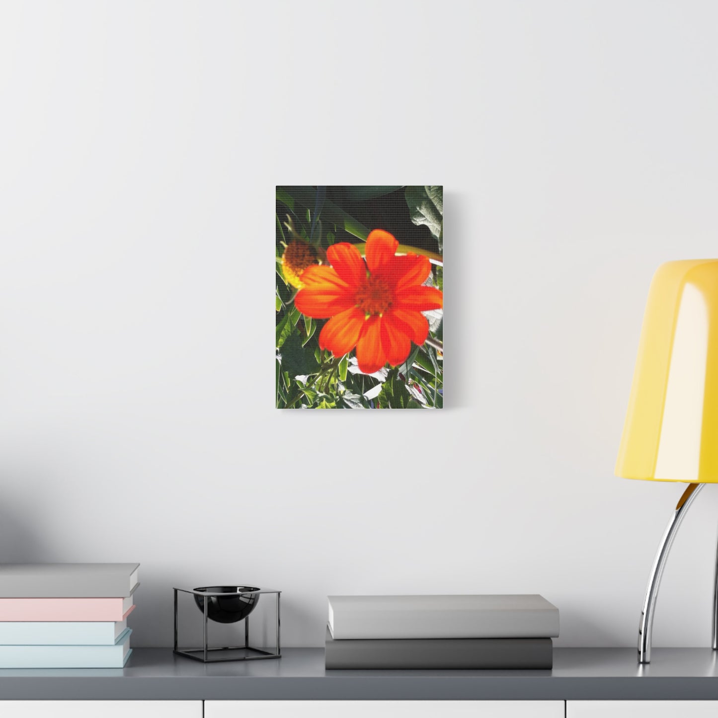 Vibrant Floral Canvas Art, Wall Decor, Gift for Garden Lovers, Bright Home Accent, Modern Art for Any Room