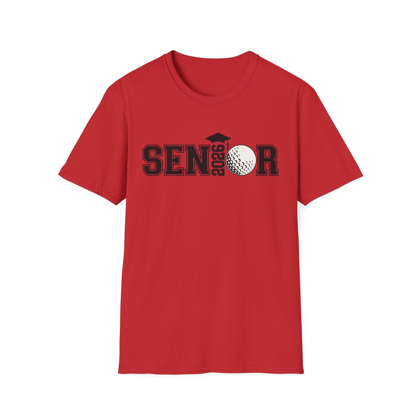Senior Golf 2026 Unisex T-Shirt – Graduation Tee, Senior Shirt, Gift for Graduates, Class of 2026 Merchandise, Cool Casual Wear