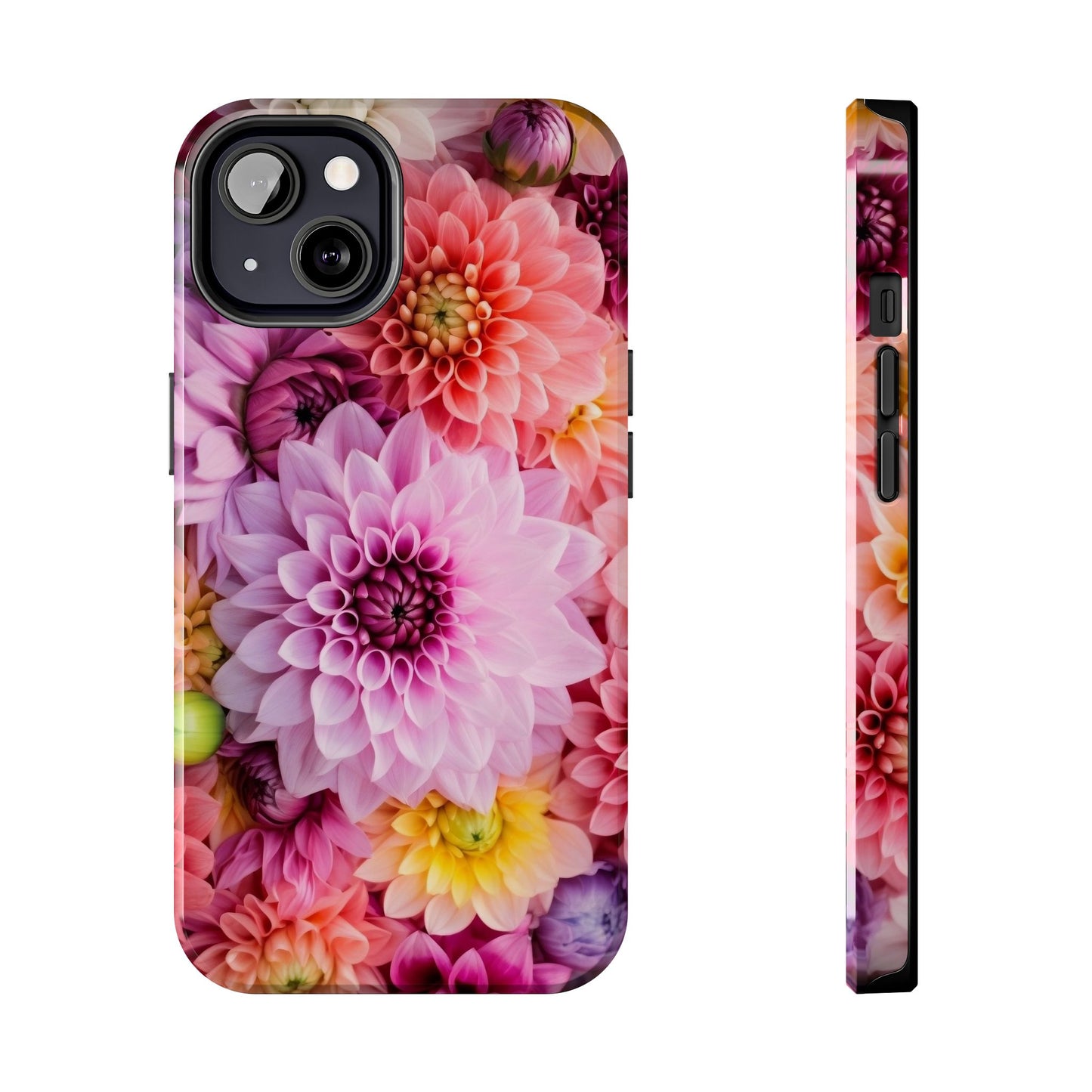 Floral Tough Phone Cases, Durable Phone Cover, Flower Print Case, Gift for Her, Spring Accessories, Custom Phone Case