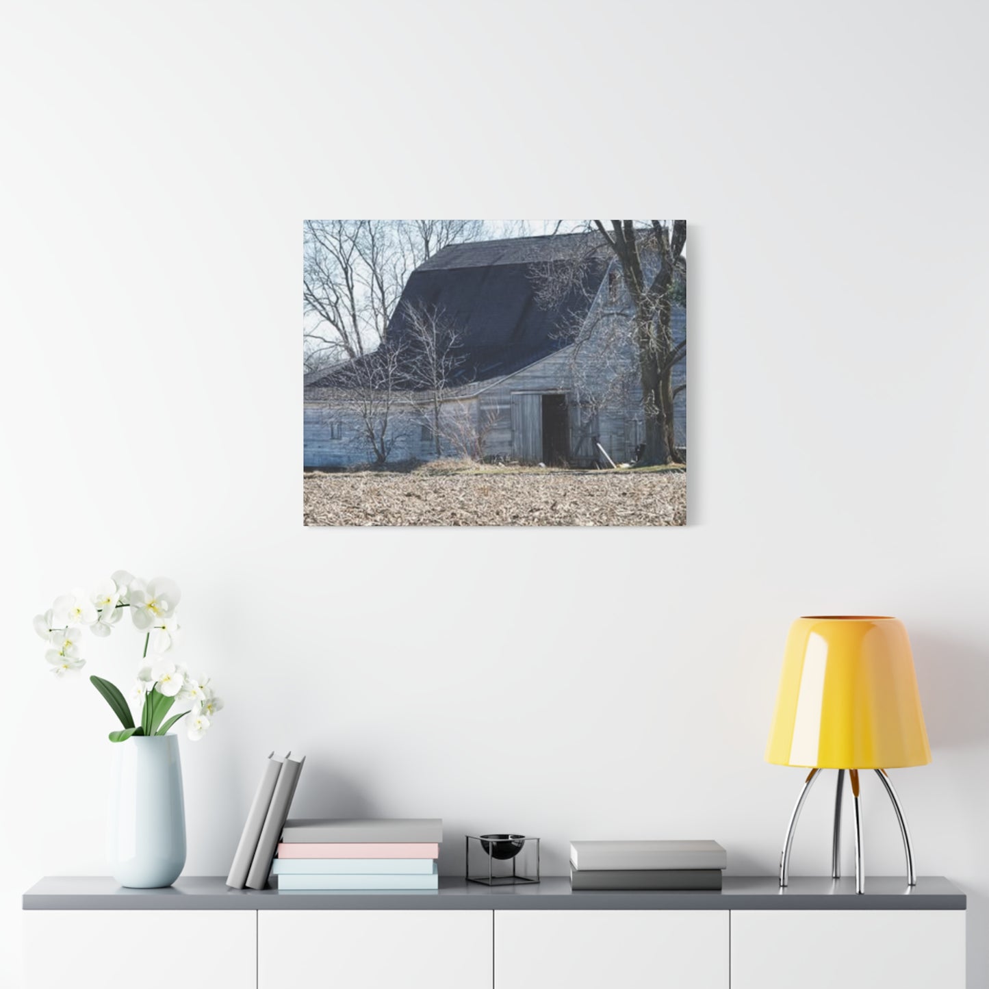 Rustic Barn Canvas Wall Art, Barn Decor, Country Home Decor, Farmhouse Wall Art, Rustic Home Decoration