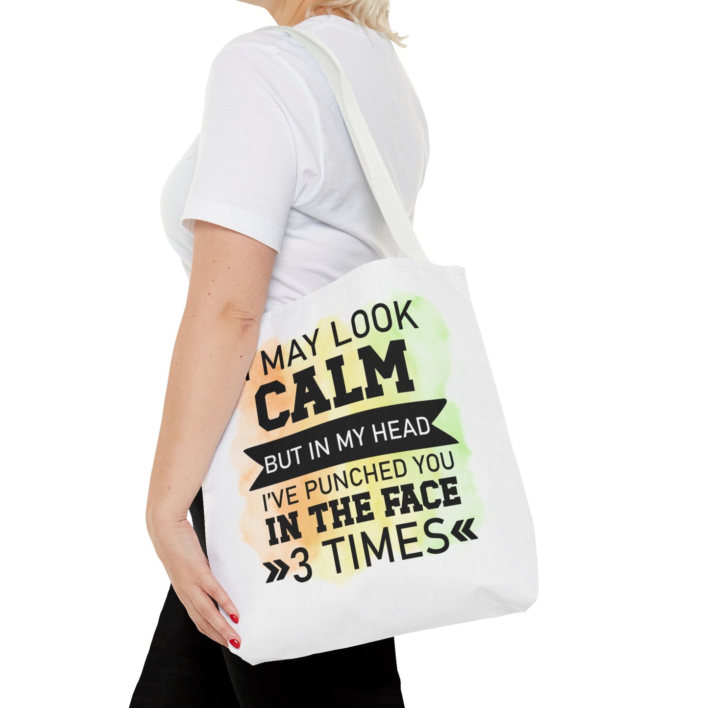 Humorous Tote Bag, Funny Gift for Friends, Everyday Use, Shopping Bag, Motivational Quote, Office Humor, Unique Present