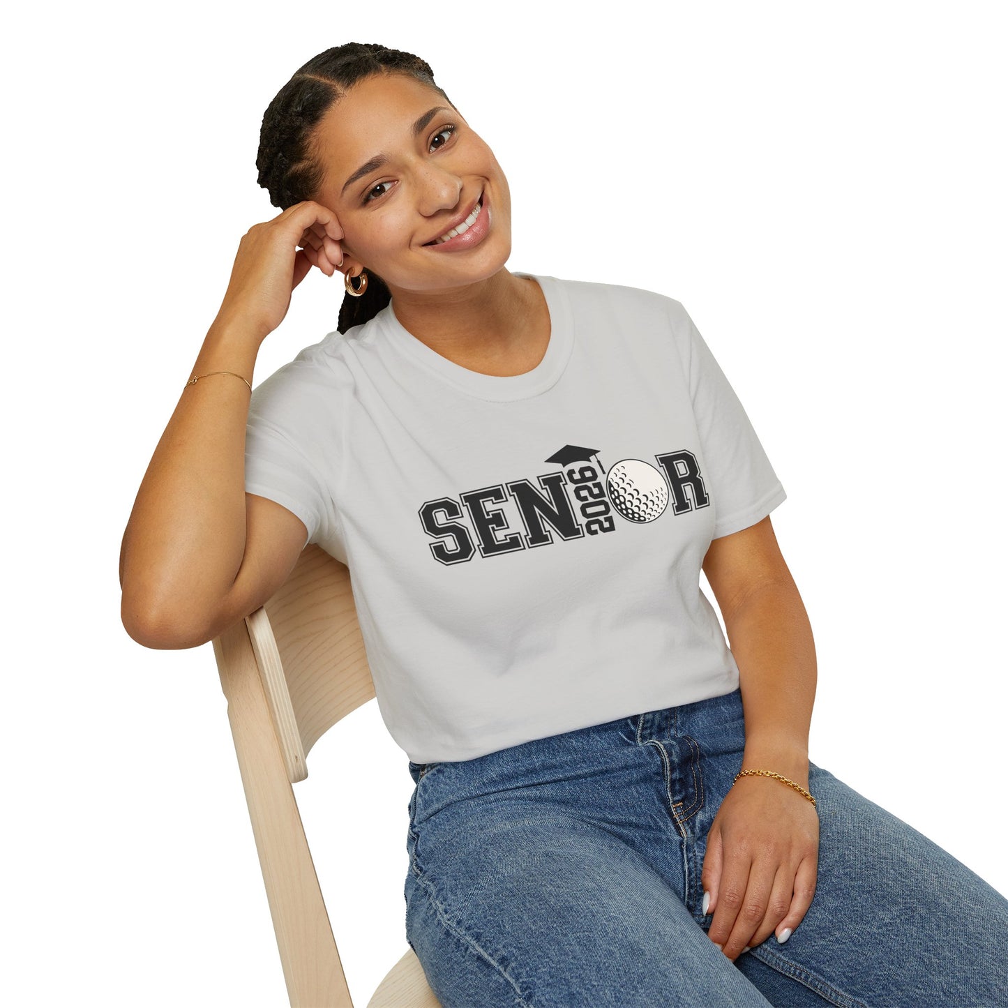Senior Golf 2026 Unisex T-Shirt – Graduation Tee, Senior Shirt, Gift for Graduates, Class of 2026 Merchandise, Cool Casual Wear
