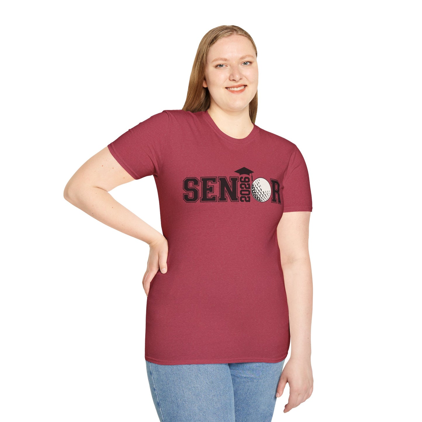 Senior Golf 2026 Unisex T-Shirt – Graduation Tee, Senior Shirt, Gift for Graduates, Class of 2026 Merchandise, Cool Casual Wear