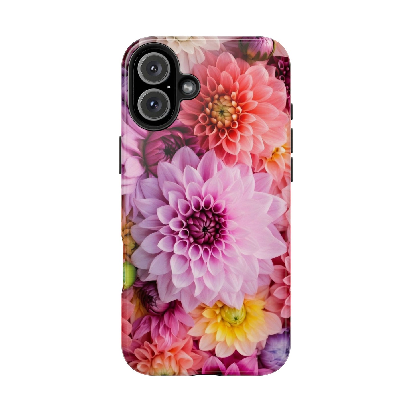 Floral Tough Phone Cases, Durable Phone Cover, Flower Print Case, Gift for Her, Spring Accessories, Custom Phone Case