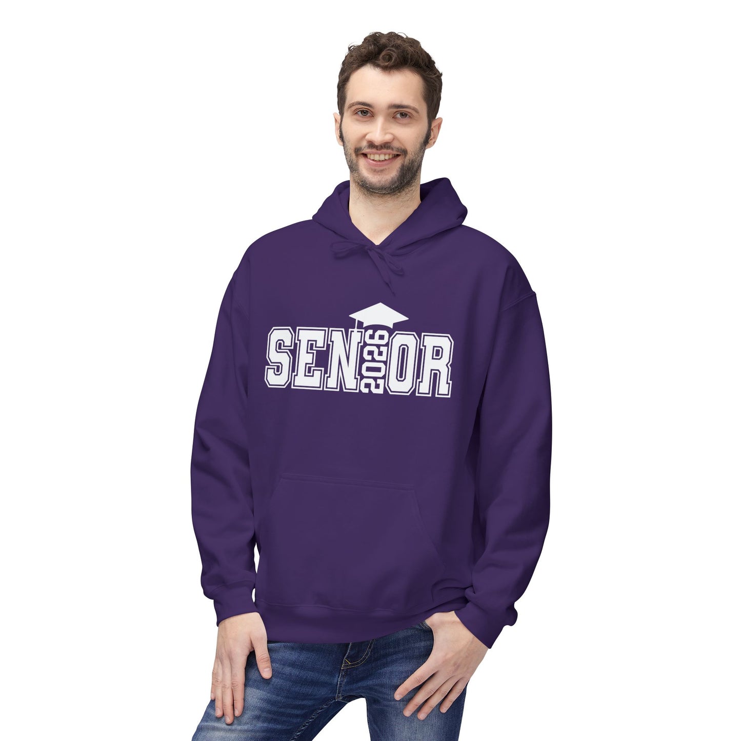 Senior Fleece Hoodie, Cozy Graduation Gift, Class of 2024 Sweatshirt, Unisex Hoodie, Senior Spirit Wear, Comfortable Casual Wear