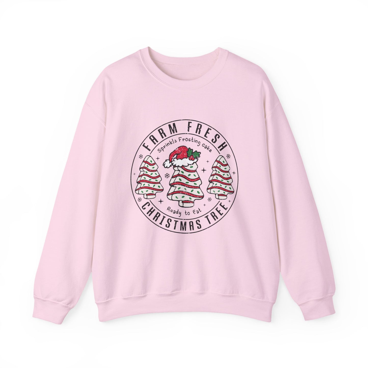 Farm Fresh Christmas Crewneck Sweatshirt, Cozy Holiday Apparel, Unisex Winter Gift, Cute Sweatshirt, Festive Clothing
