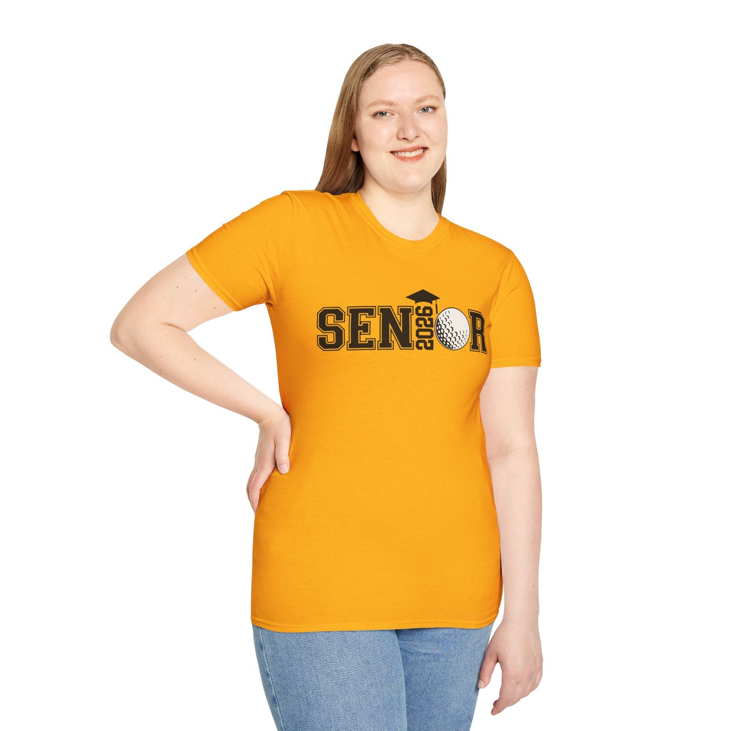 Senior Golf 2026 Unisex T-Shirt – Graduation Tee, Senior Shirt, Gift for Graduates, Class of 2026 Merchandise, Cool Casual Wear