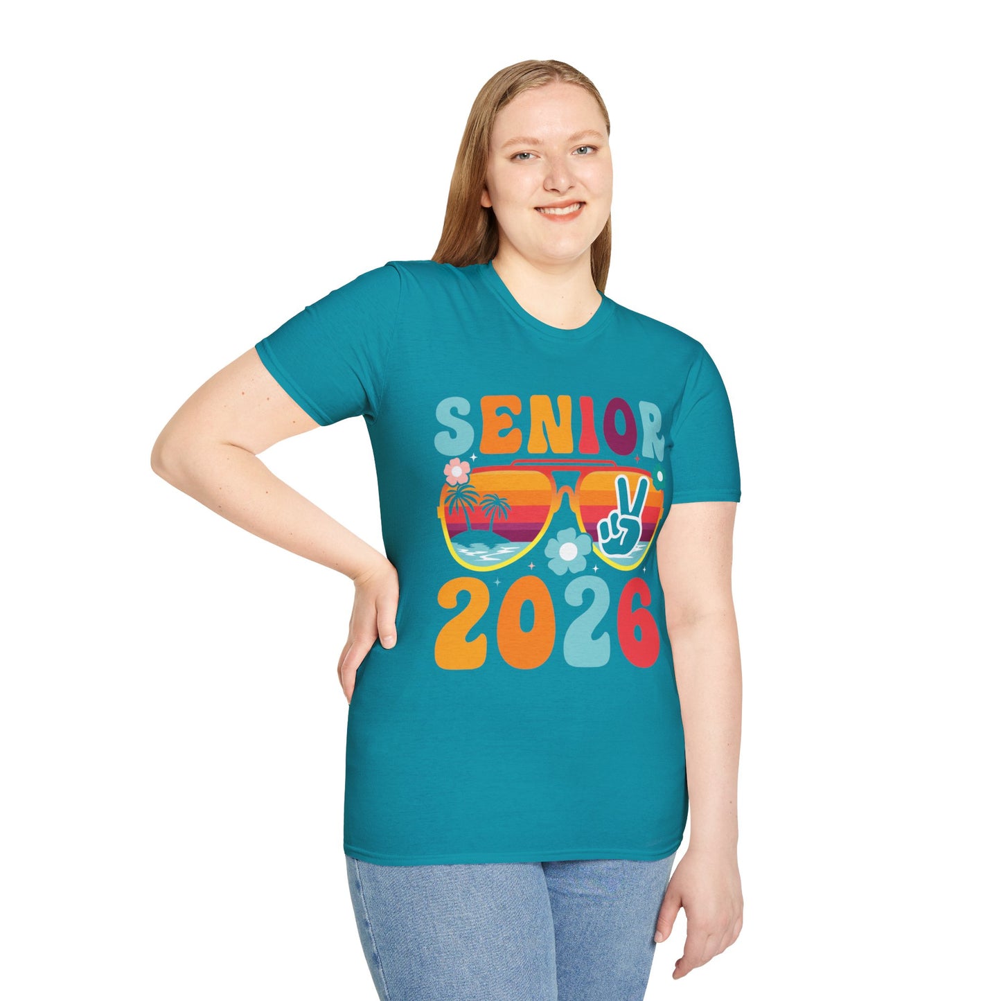 Senior 2026 Beach Vibes - Unisex Softstyle T-Shirt