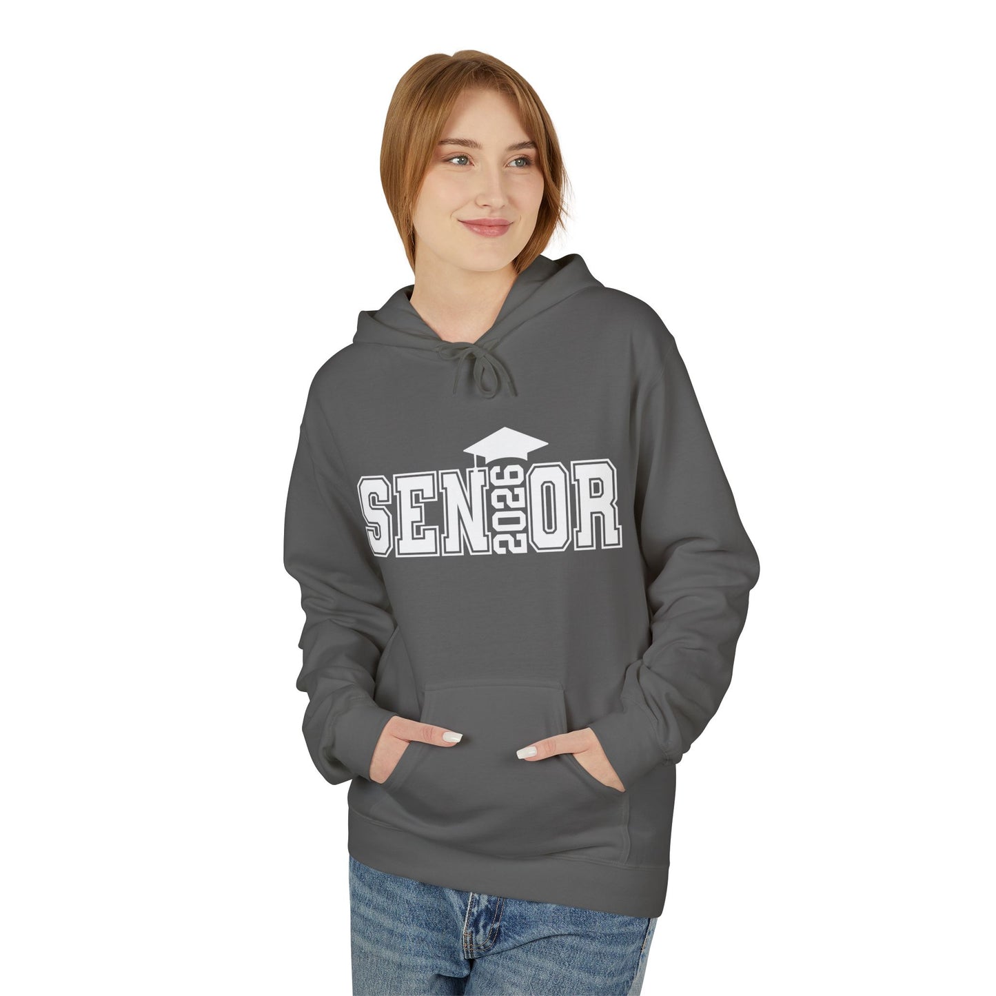 Senior Fleece Hoodie, Cozy Graduation Gift, Class of 2024 Sweatshirt, Unisex Hoodie, Senior Spirit Wear, Comfortable Casual Wear
