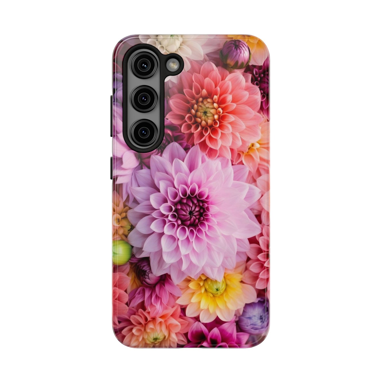 Floral Tough Phone Cases, Durable Phone Cover, Flower Print Case, Gift for Her, Spring Accessories, Custom Phone Case