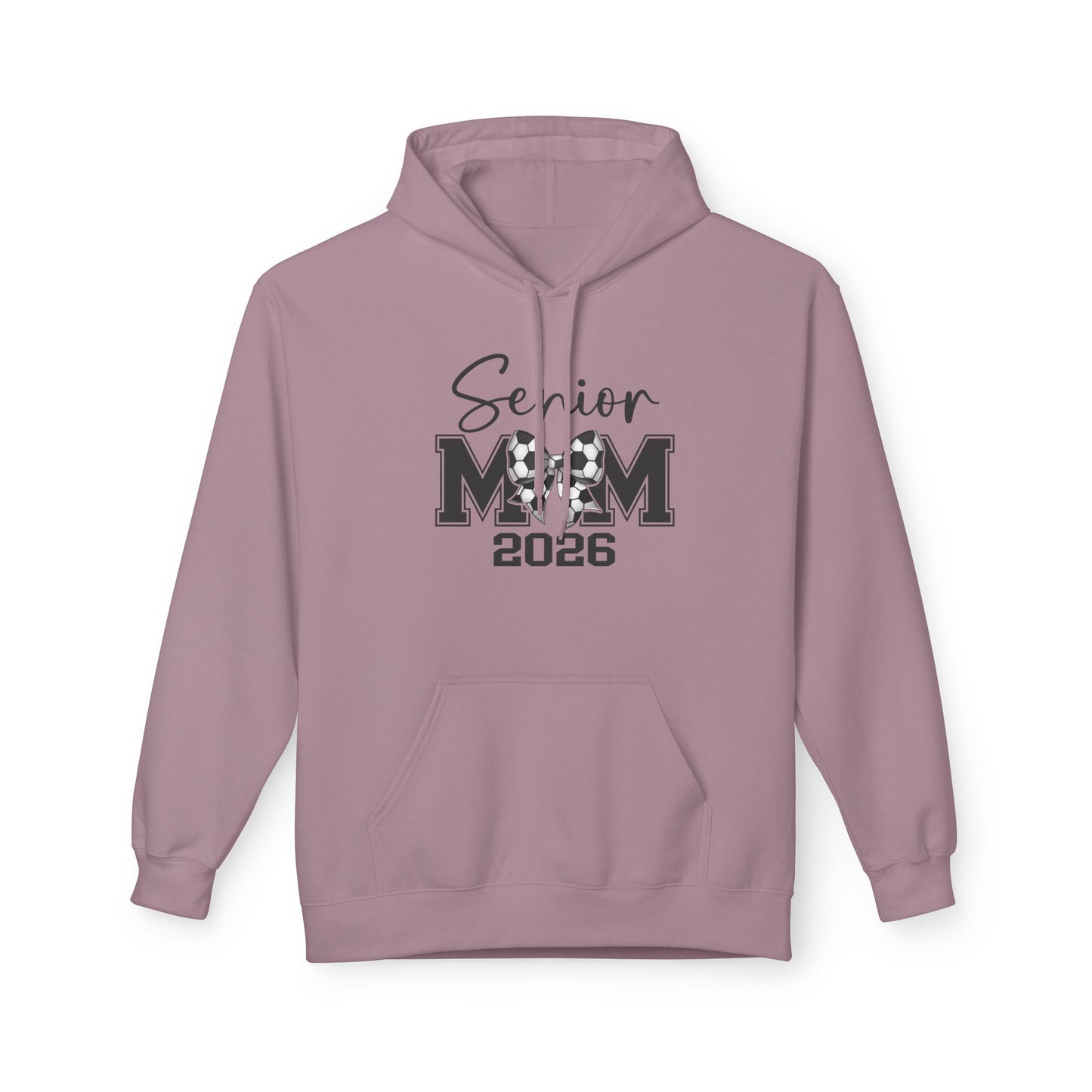Senior Soccer Mom 2026 Midweight Fleece Hoodie,